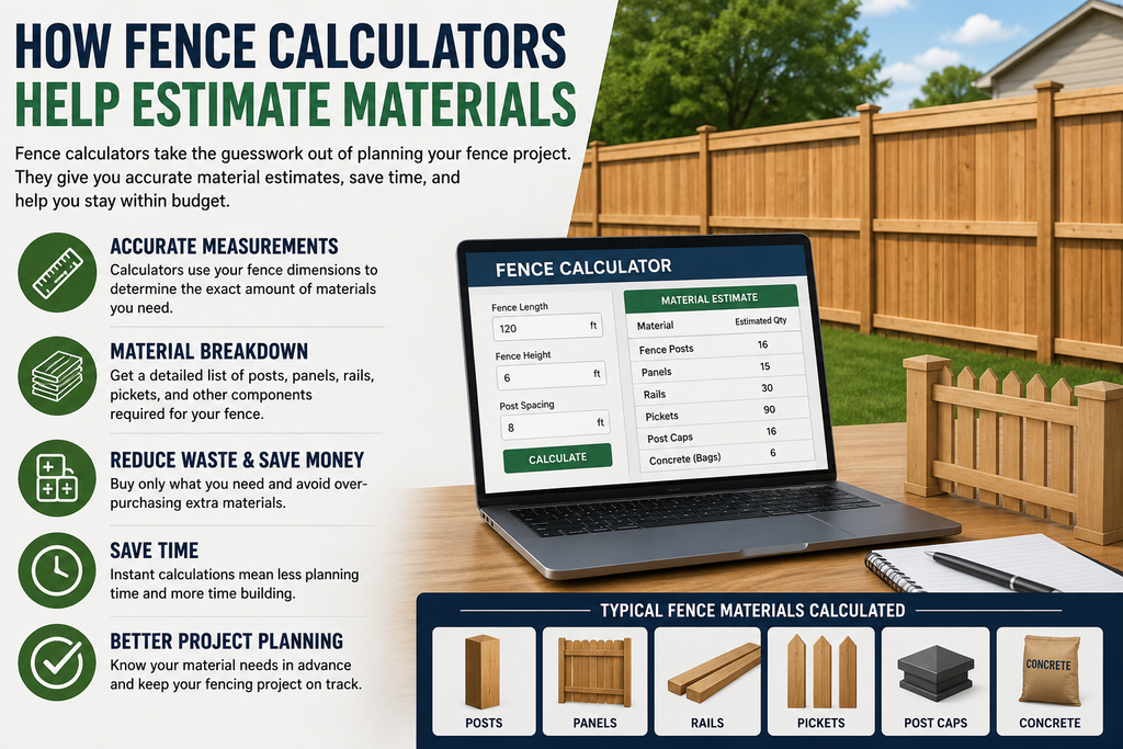 How Fence Calculators Help Estimate Materials
