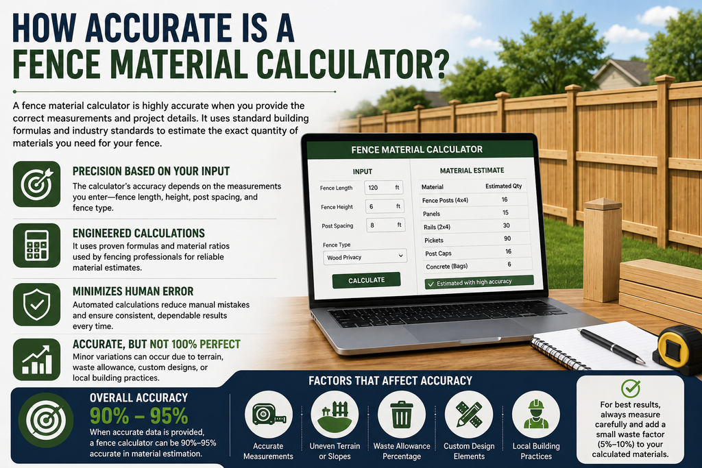 How Accurate Is a Fence Material Calculator