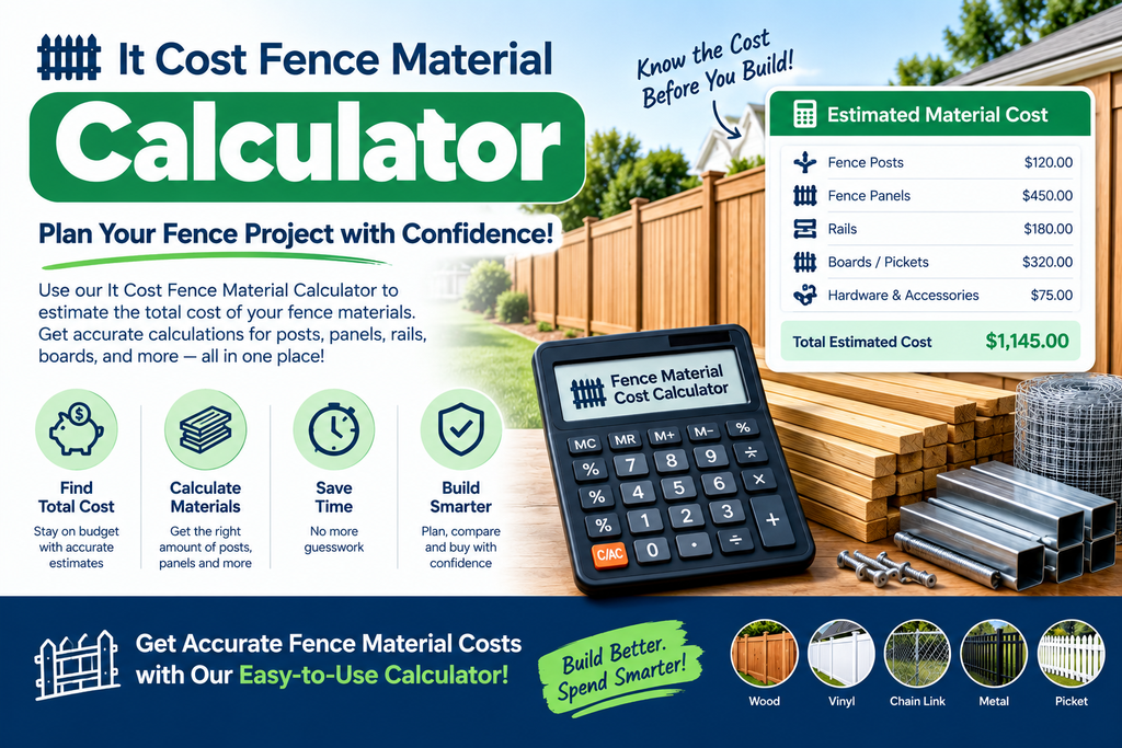 Fence Material Cost Calculator