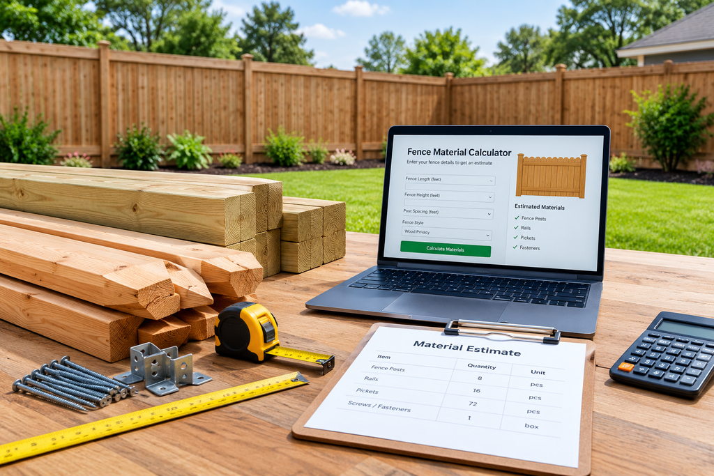 Best Online Tools for Estimating Wood Fence Supplies